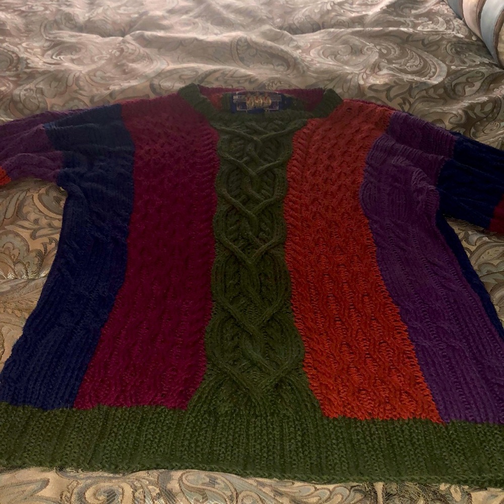 Ralph Lauren Hand Knit Sweater.
